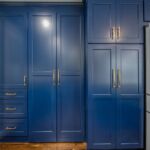 Doors open up to a pass-through pantry!